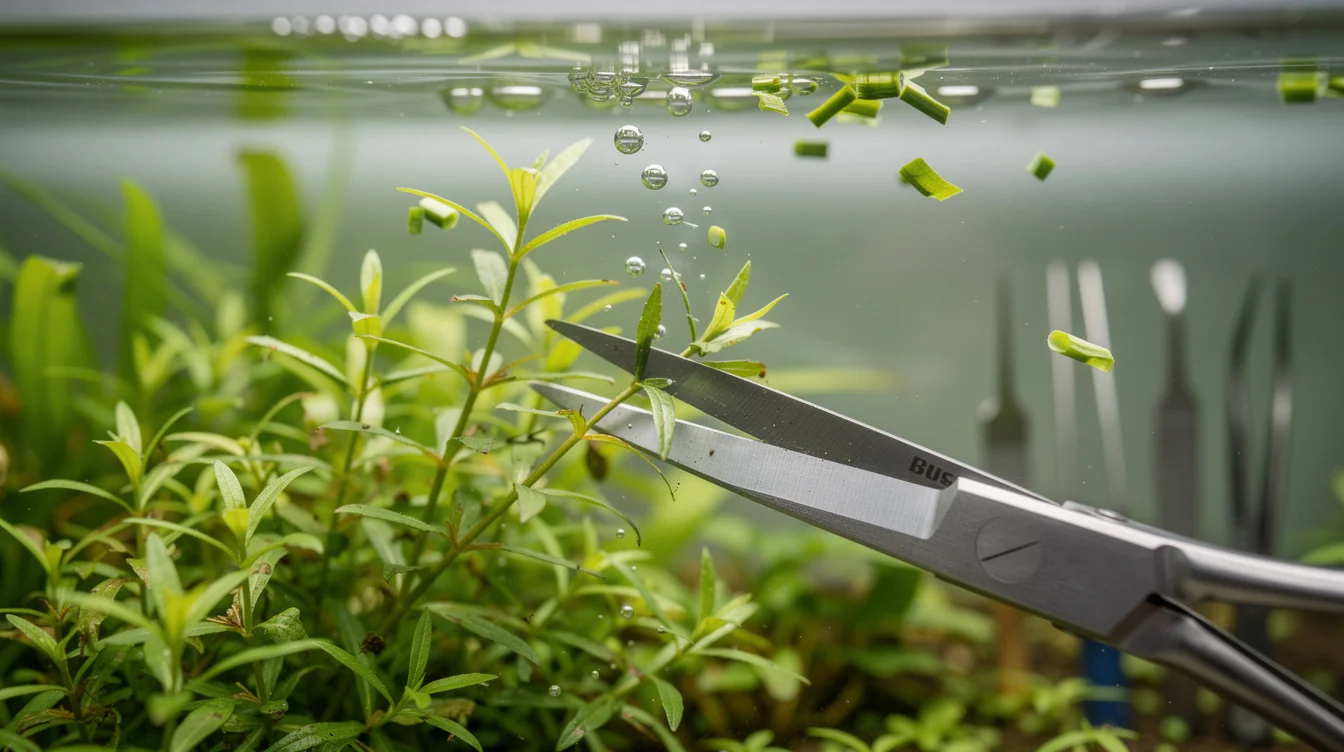 Aquarienpflanzen schneiden — Richtig kürzen und zurückschneiden