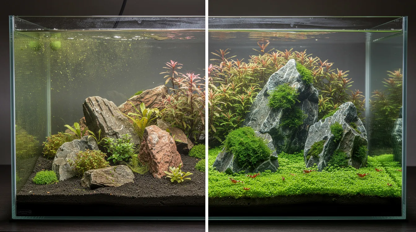 Aquascaping-Fehler: 10 Anfänger-Fallen und wie du sie vermeidest