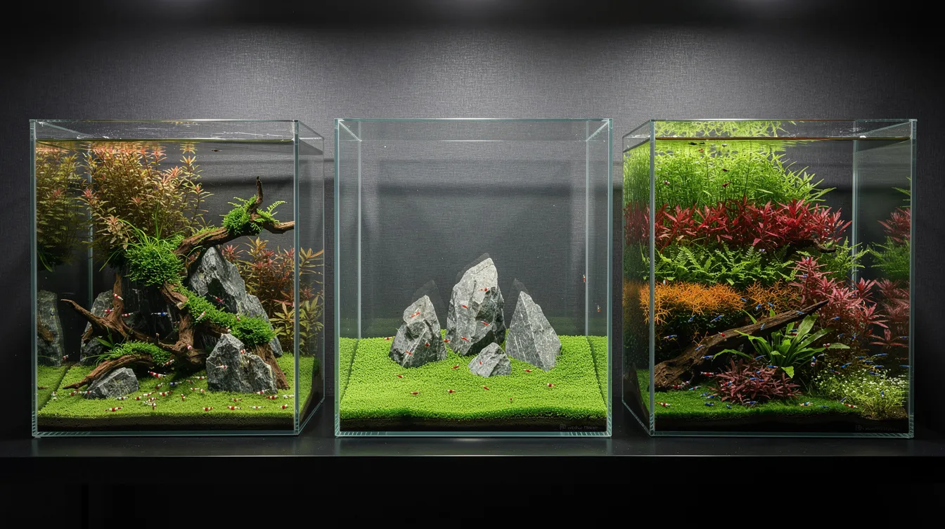 Aquascaping-Stile: Nature Aquarium, Iwagumi, Dutch Style & mehr