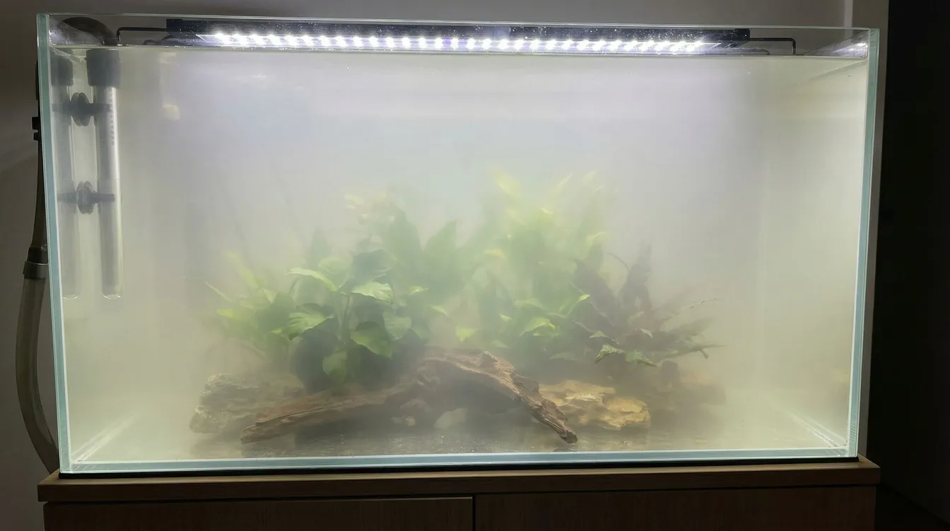 Bakterienblüte im Aquarium: Milchig-weißes Wasser richtig behandeln