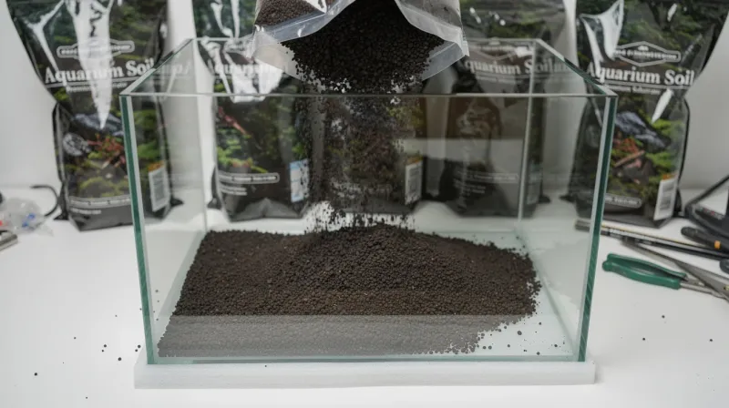 Bodengrund fürs Pflanzenaquarium — Soil, Sand oder Kies?: Aktiver Soil — Nährstoffbombe und pH-Senker