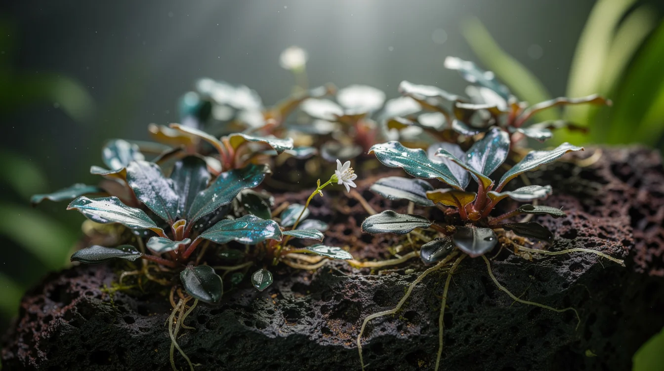 Bucephalandra im Aquarium — Pflege, Arten und Aufbinden
