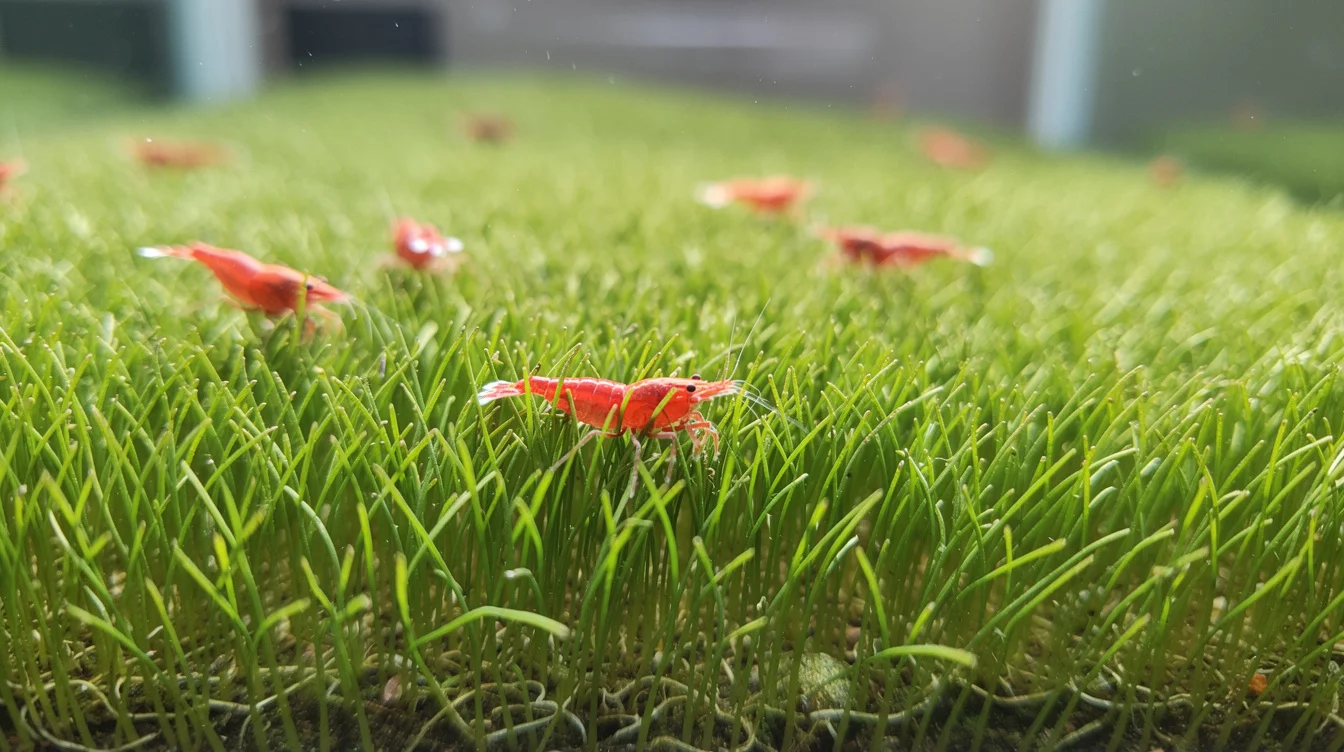 Eleocharis im Aquarium — Nadelsimse als Bodendecker für Garnelen