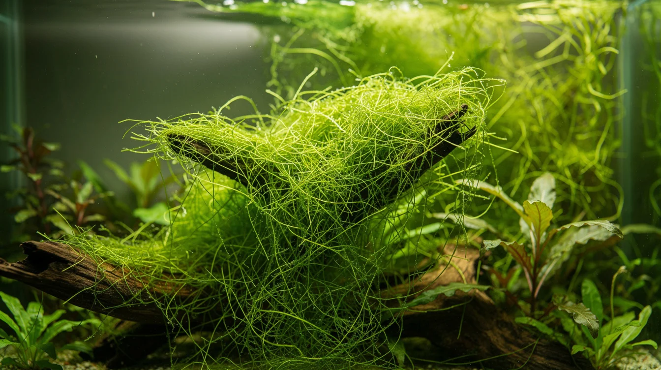 Fadenalgen im Aquarium — Ursachen, Entfernung und Vorbeugung
