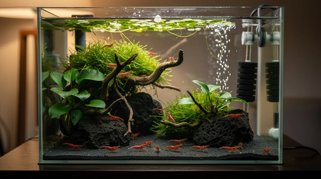 Garnelen-Aquarium einrichten — Schritt für Schritt