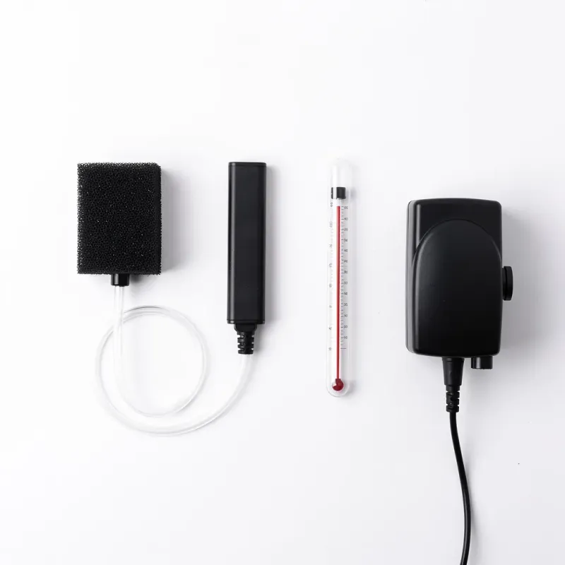 Die Minimalausstattung für ein Garnelenbecken: Schwammfilter, LED, Thermometer
