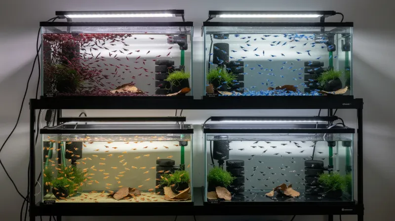 Welche Beckengröße für Garnelen? 10, 20 oder 30 Liter: 20–30 Liter: Der Sweet Spot