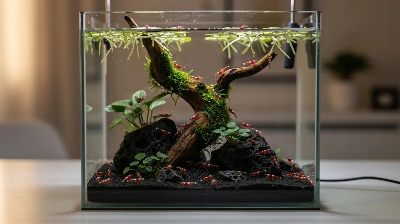 Nano-Aquarium für Garnelen: Klein, aber richtig