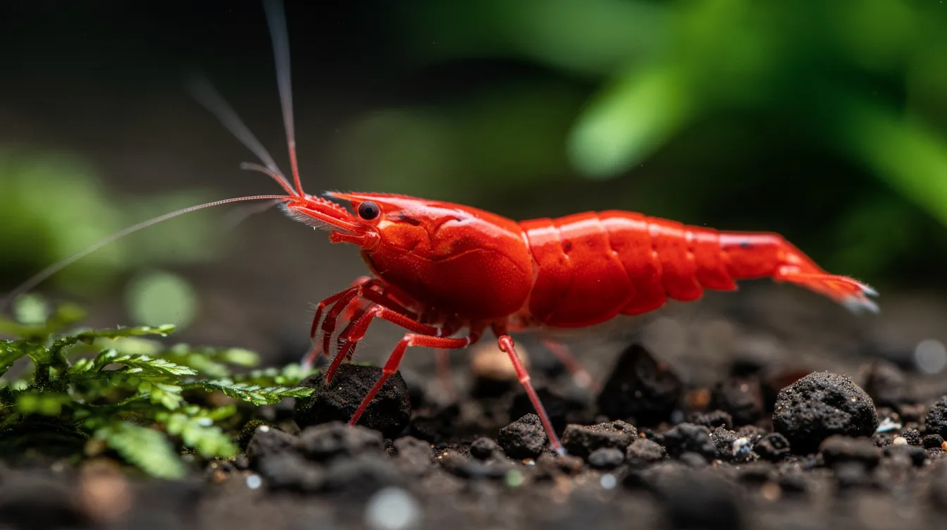 Painted Fire Red Garnele