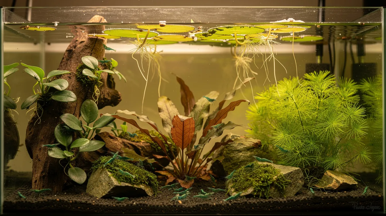 Pflanzen ohne CO2 — Low-Tech-Bepflanzung fürs Garnelenbecken