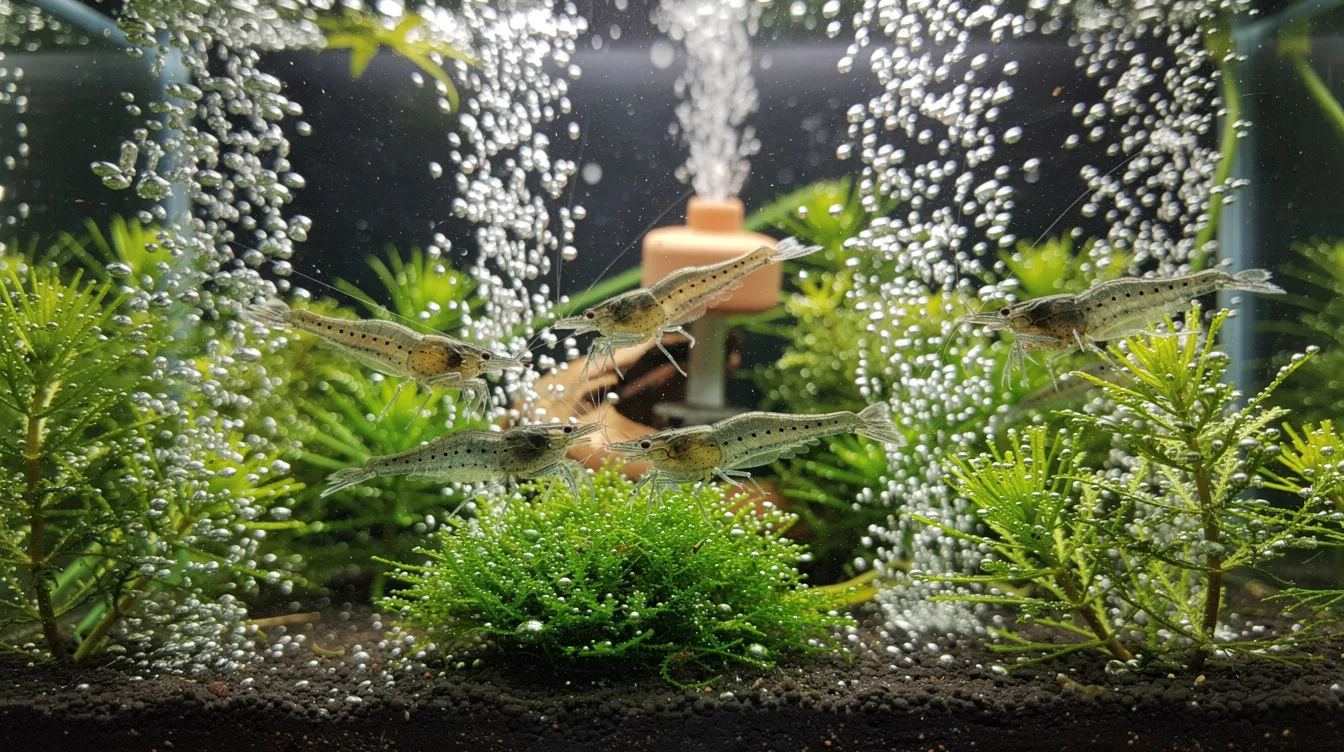 Sauerstoff im Garnelenaquarium: Belüftung, Oxydator & Notfalltipps