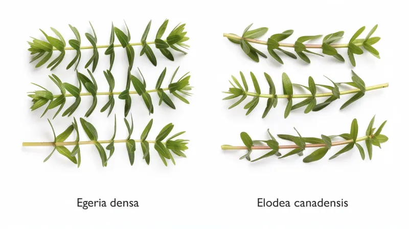 Wasserpest im Aquarium: Egeria densa vs. Elodea canadensis — die Verwechslungsgefahr